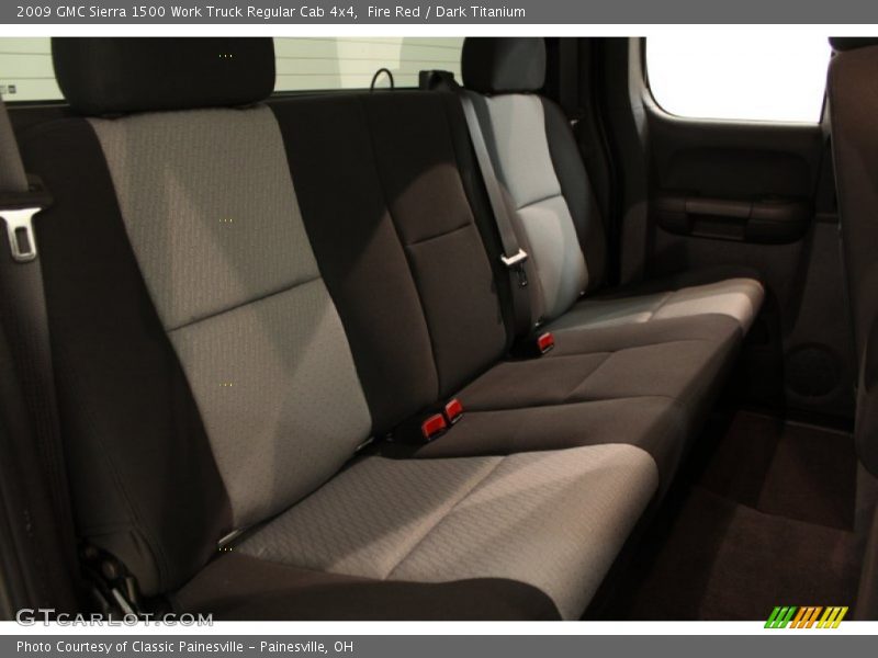 Fire Red / Dark Titanium 2009 GMC Sierra 1500 Work Truck Regular Cab 4x4