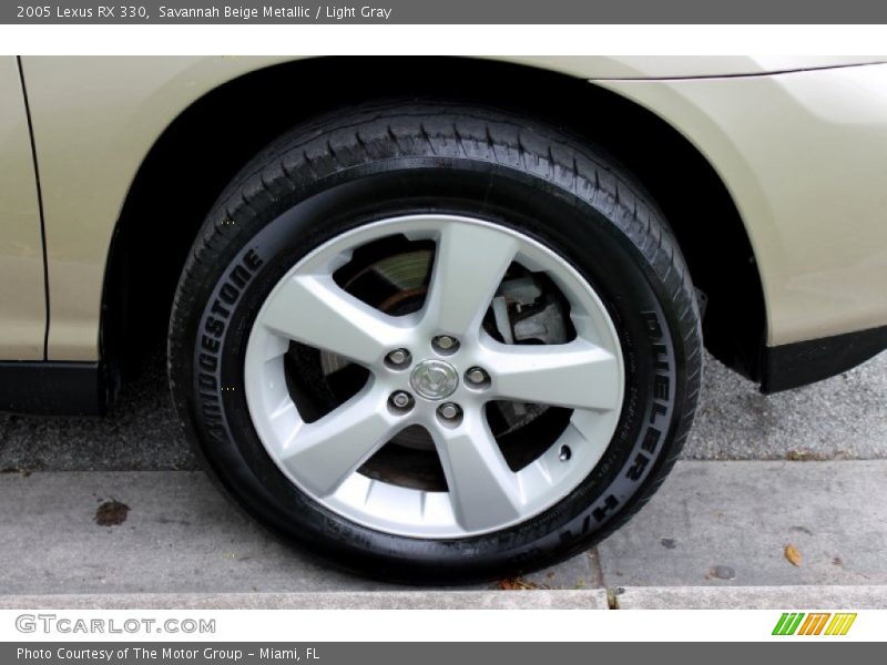 Savannah Beige Metallic / Light Gray 2005 Lexus RX 330