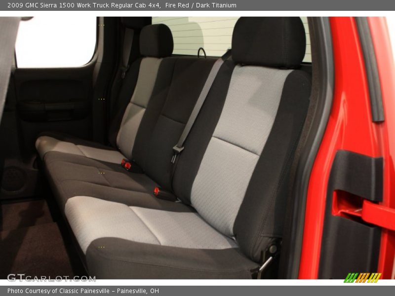 Fire Red / Dark Titanium 2009 GMC Sierra 1500 Work Truck Regular Cab 4x4