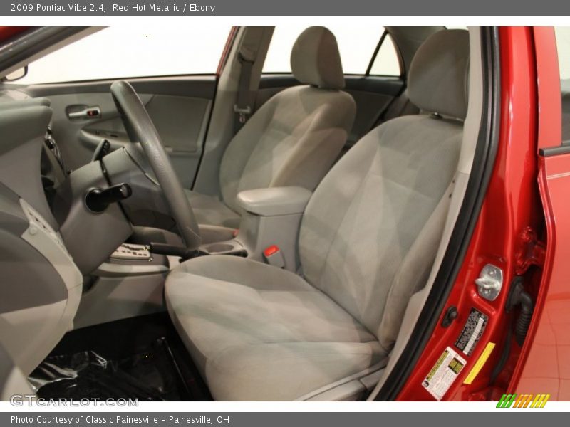 Red Hot Metallic / Ebony 2009 Pontiac Vibe 2.4