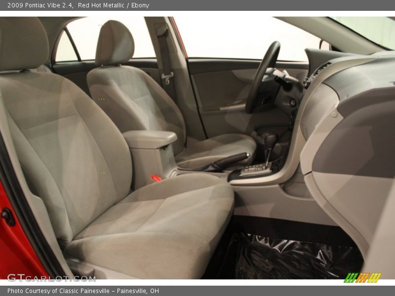 Red Hot Metallic / Ebony 2009 Pontiac Vibe 2.4