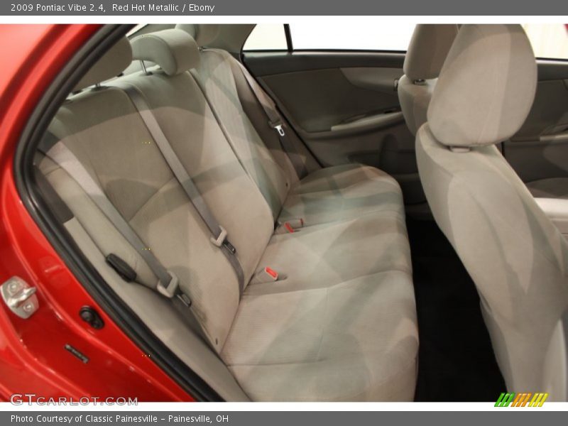 Red Hot Metallic / Ebony 2009 Pontiac Vibe 2.4