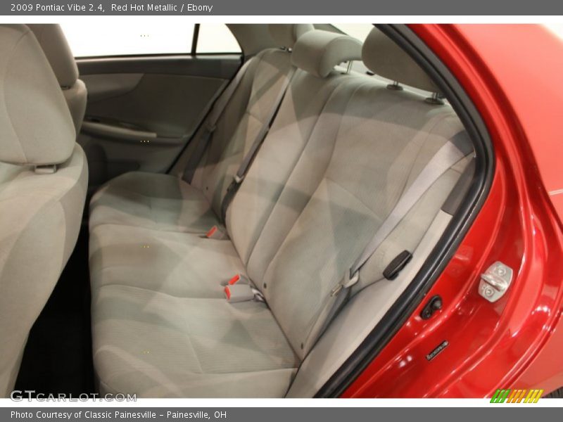 Red Hot Metallic / Ebony 2009 Pontiac Vibe 2.4