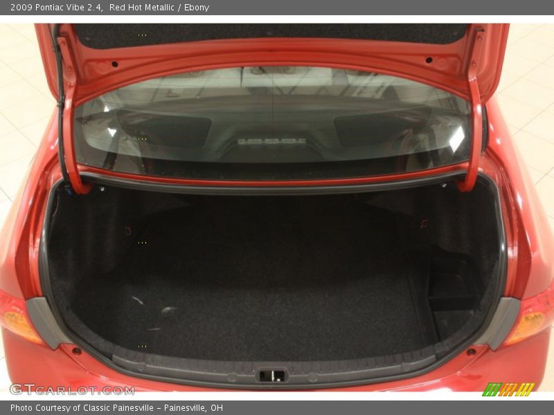 Red Hot Metallic / Ebony 2009 Pontiac Vibe 2.4