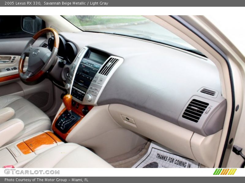 Savannah Beige Metallic / Light Gray 2005 Lexus RX 330
