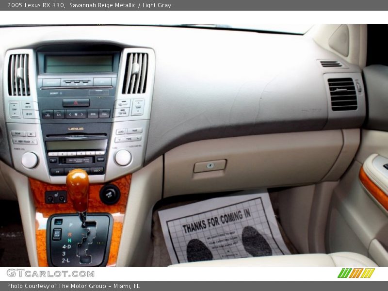Savannah Beige Metallic / Light Gray 2005 Lexus RX 330