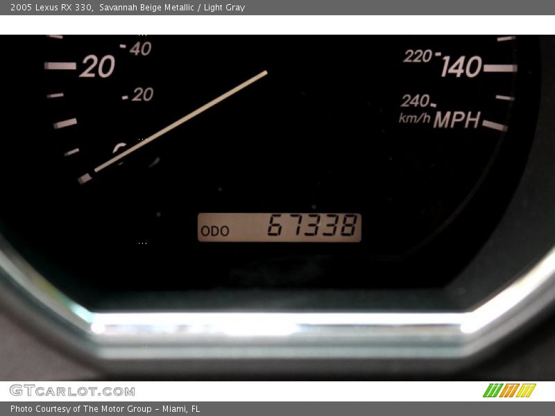 Savannah Beige Metallic / Light Gray 2005 Lexus RX 330