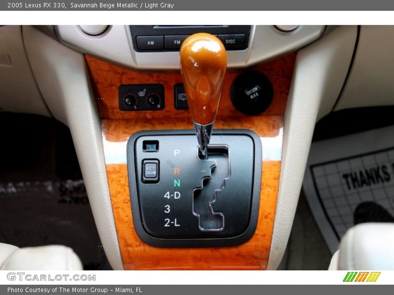 Savannah Beige Metallic / Light Gray 2005 Lexus RX 330