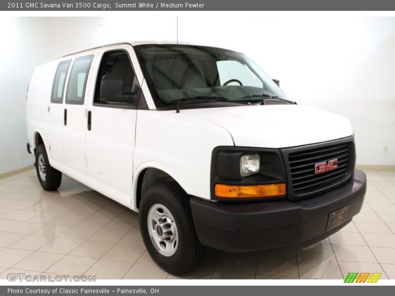 Summit White / Medium Pewter 2011 GMC Savana Van 3500 Cargo