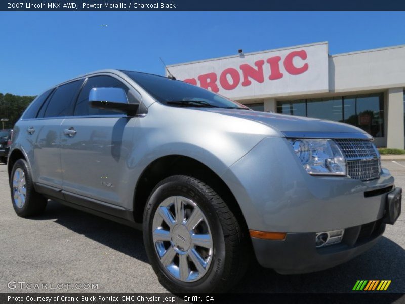 Pewter Metallic / Charcoal Black 2007 Lincoln MKX AWD