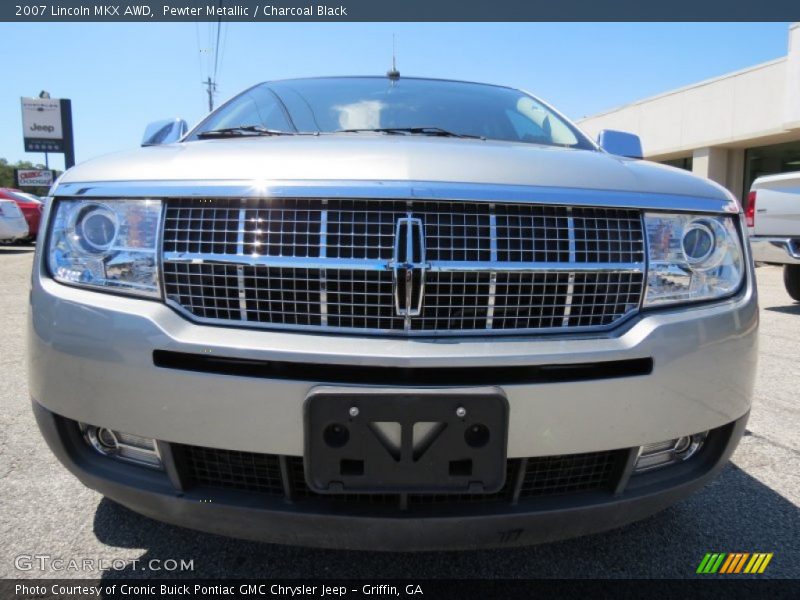 Pewter Metallic / Charcoal Black 2007 Lincoln MKX AWD