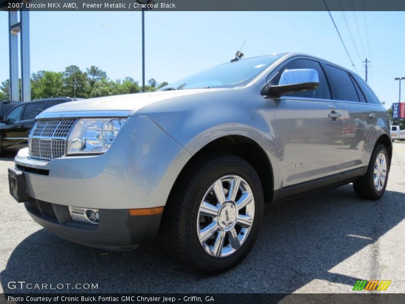 Pewter Metallic / Charcoal Black 2007 Lincoln MKX AWD