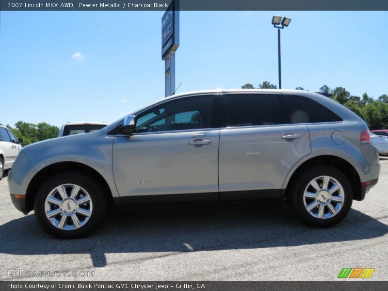 Pewter Metallic / Charcoal Black 2007 Lincoln MKX AWD