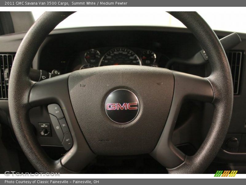 Summit White / Medium Pewter 2011 GMC Savana Van 3500 Cargo