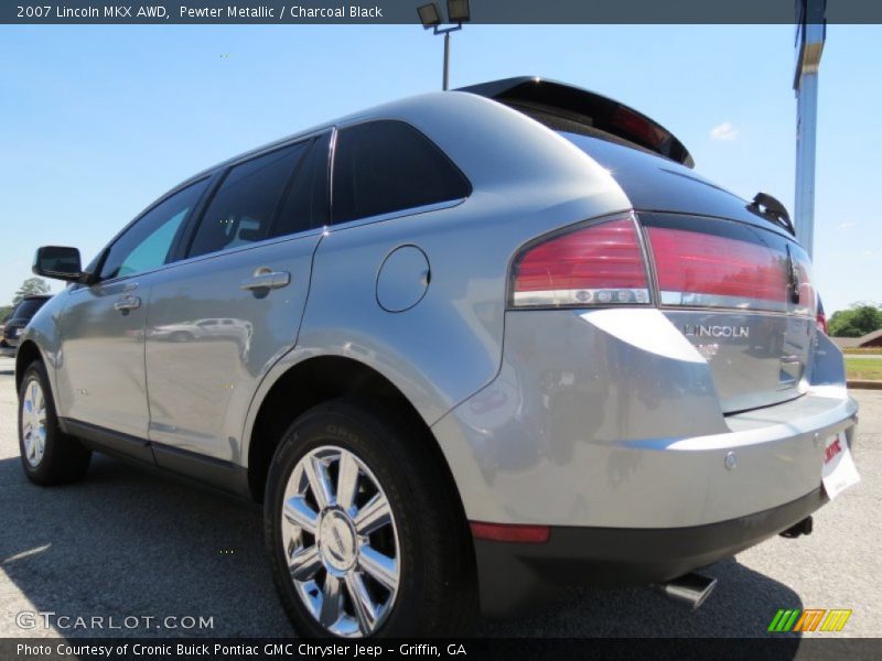 Pewter Metallic / Charcoal Black 2007 Lincoln MKX AWD