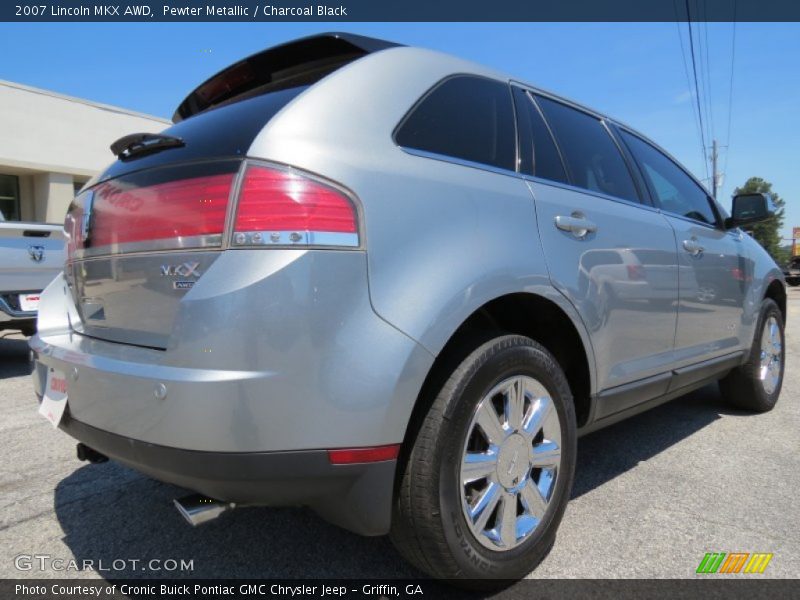 Pewter Metallic / Charcoal Black 2007 Lincoln MKX AWD