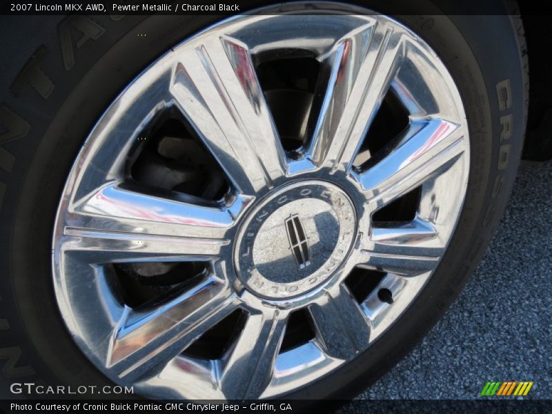 Pewter Metallic / Charcoal Black 2007 Lincoln MKX AWD