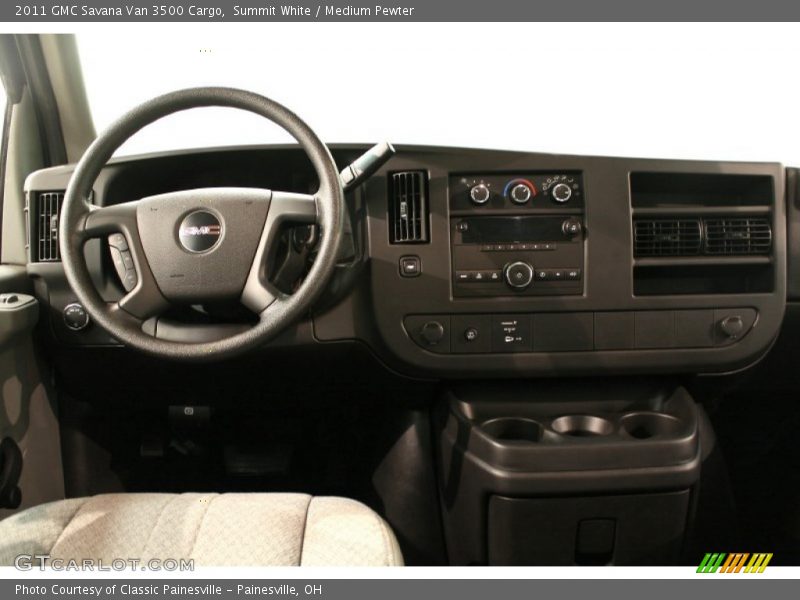 Summit White / Medium Pewter 2011 GMC Savana Van 3500 Cargo