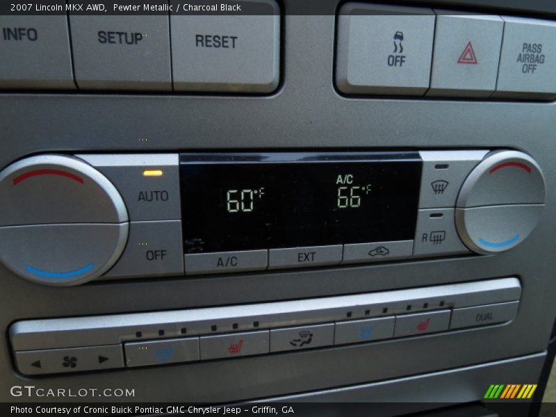 Pewter Metallic / Charcoal Black 2007 Lincoln MKX AWD