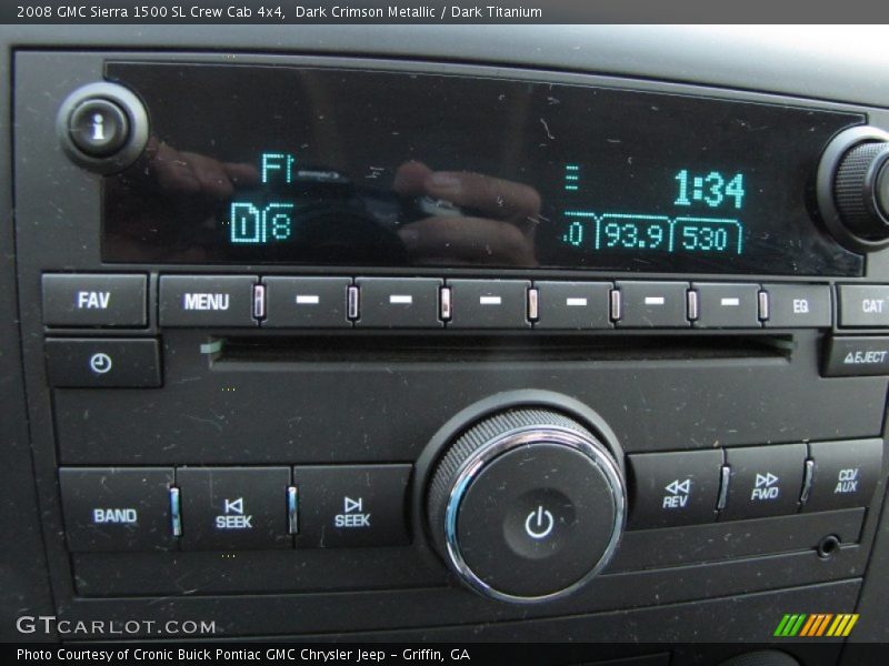 Dark Crimson Metallic / Dark Titanium 2008 GMC Sierra 1500 SL Crew Cab 4x4