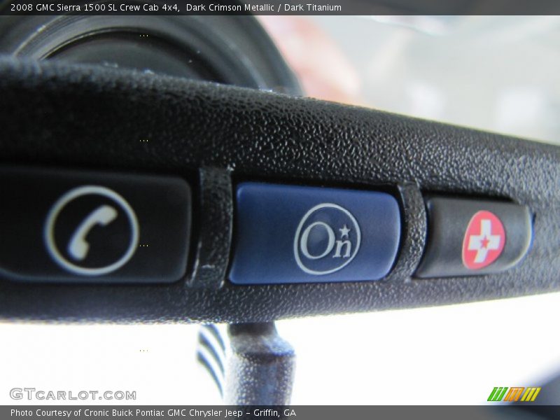 Dark Crimson Metallic / Dark Titanium 2008 GMC Sierra 1500 SL Crew Cab 4x4