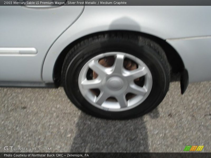 Silver Frost Metallic / Medium Graphite 2003 Mercury Sable LS Premium Wagon