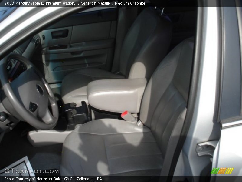 Silver Frost Metallic / Medium Graphite 2003 Mercury Sable LS Premium Wagon