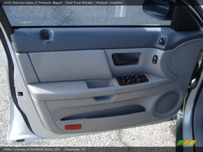 Silver Frost Metallic / Medium Graphite 2003 Mercury Sable LS Premium Wagon