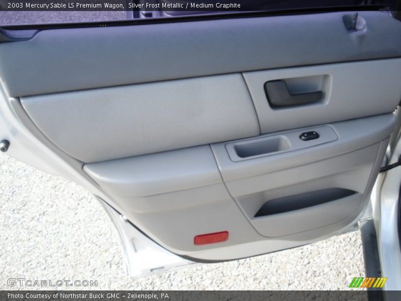 Silver Frost Metallic / Medium Graphite 2003 Mercury Sable LS Premium Wagon