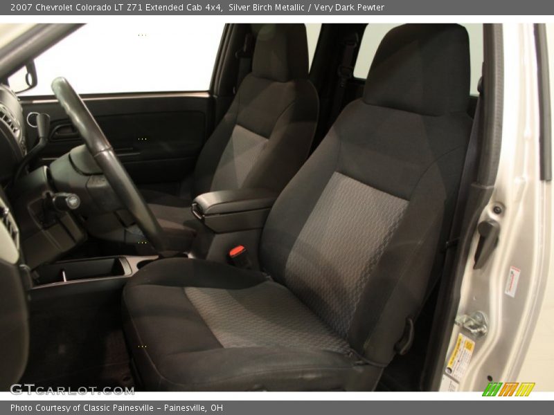 Silver Birch Metallic / Very Dark Pewter 2007 Chevrolet Colorado LT Z71 Extended Cab 4x4
