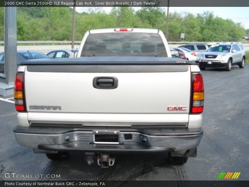 Silver Birch Metallic / Dark Pewter 2006 GMC Sierra 2500HD SLE Regular Cab 4x4
