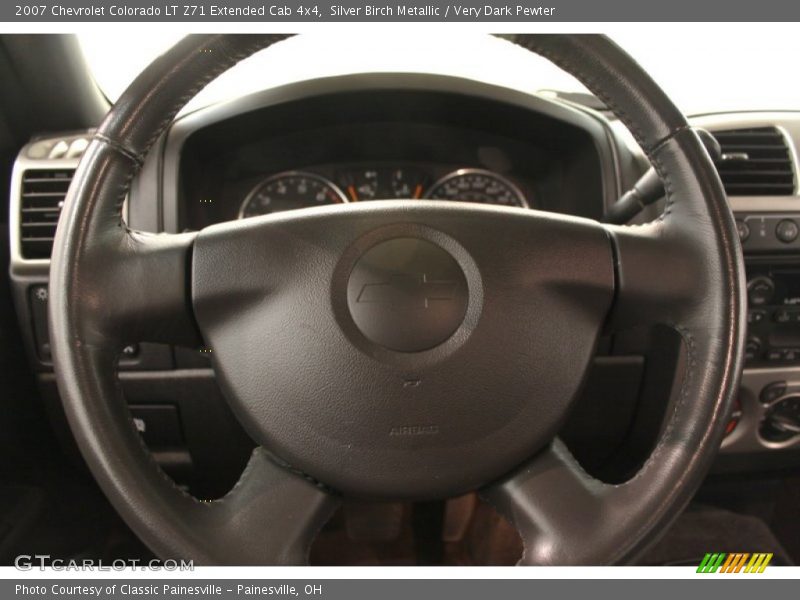 Silver Birch Metallic / Very Dark Pewter 2007 Chevrolet Colorado LT Z71 Extended Cab 4x4