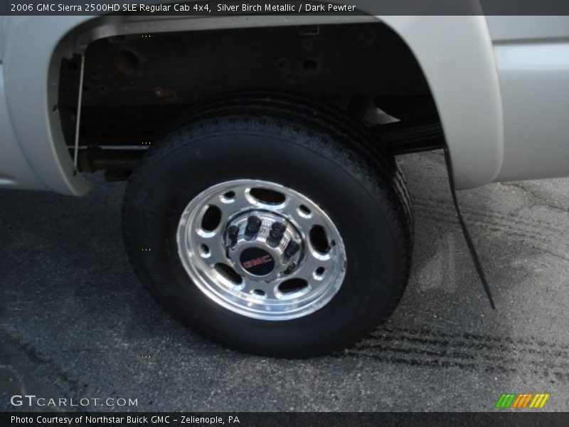 Silver Birch Metallic / Dark Pewter 2006 GMC Sierra 2500HD SLE Regular Cab 4x4