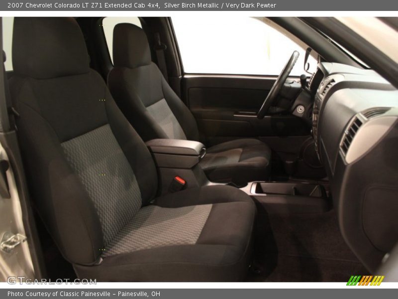 Silver Birch Metallic / Very Dark Pewter 2007 Chevrolet Colorado LT Z71 Extended Cab 4x4