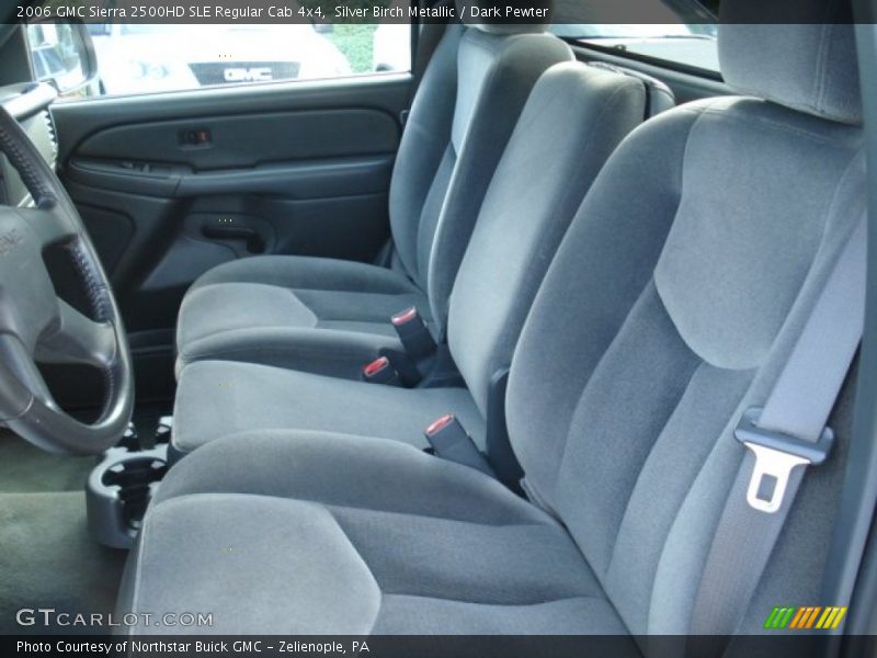 Silver Birch Metallic / Dark Pewter 2006 GMC Sierra 2500HD SLE Regular Cab 4x4
