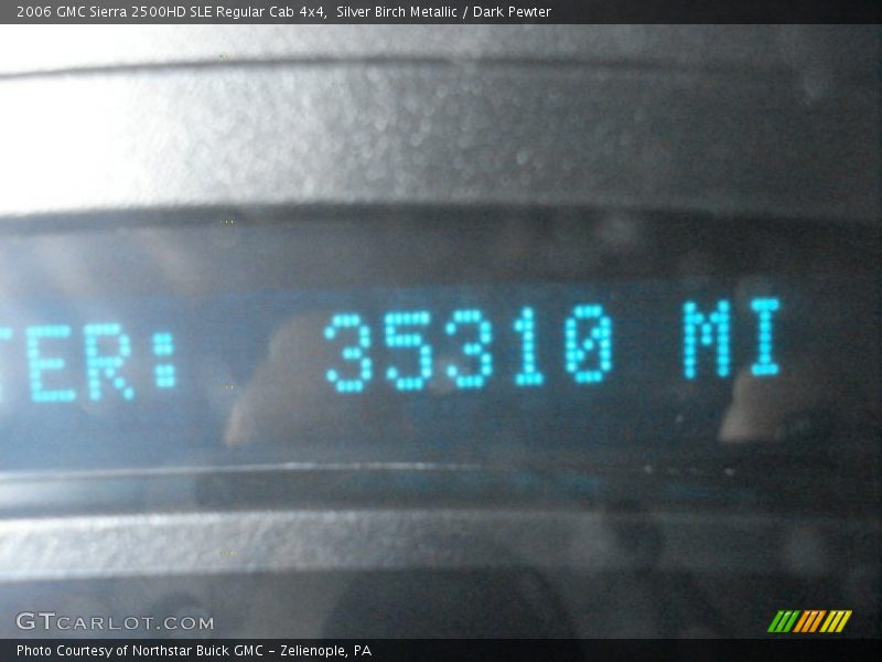 Silver Birch Metallic / Dark Pewter 2006 GMC Sierra 2500HD SLE Regular Cab 4x4