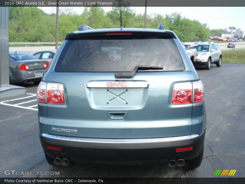 Silver Green Metallic / Light Titanium 2010 GMC Acadia SLE