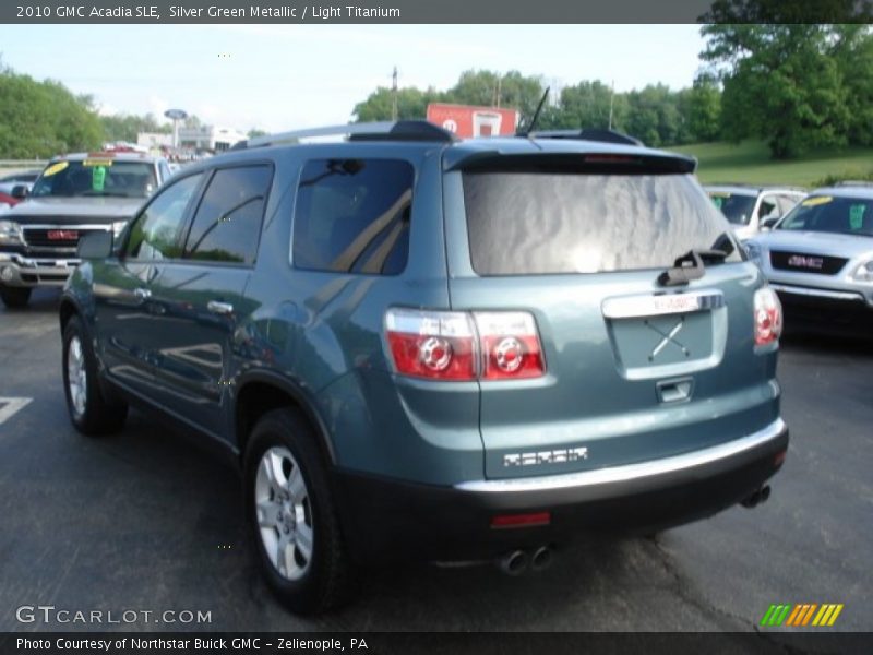 Silver Green Metallic / Light Titanium 2010 GMC Acadia SLE