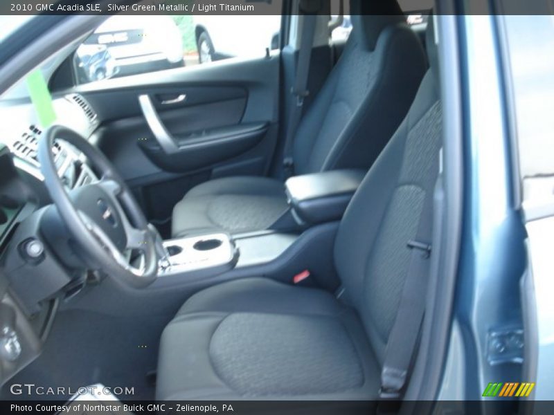 Silver Green Metallic / Light Titanium 2010 GMC Acadia SLE