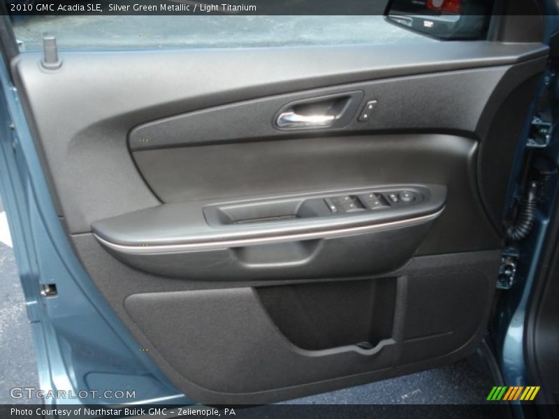 Silver Green Metallic / Light Titanium 2010 GMC Acadia SLE