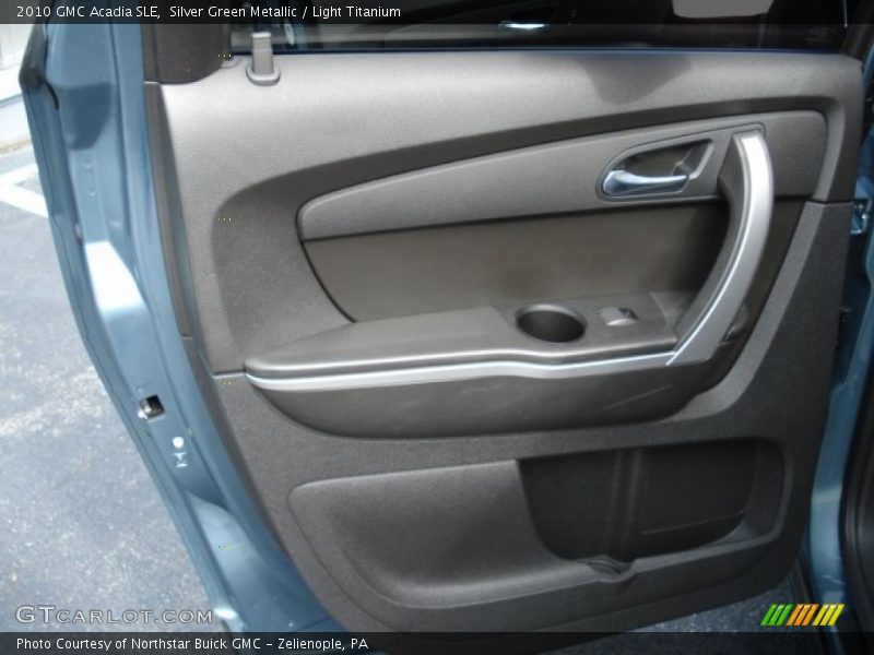 Silver Green Metallic / Light Titanium 2010 GMC Acadia SLE