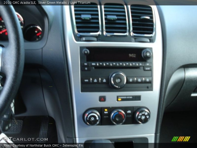 Silver Green Metallic / Light Titanium 2010 GMC Acadia SLE