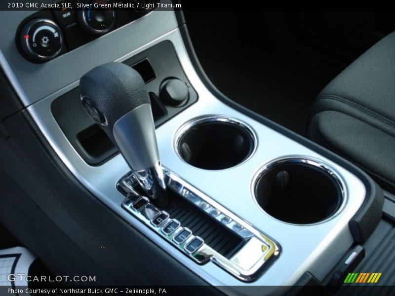 Silver Green Metallic / Light Titanium 2010 GMC Acadia SLE