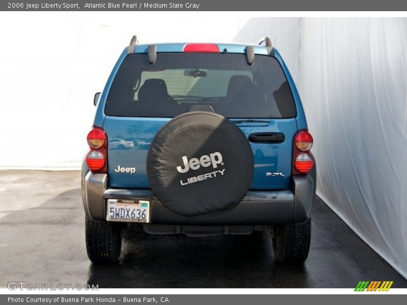Atlantic Blue Pearl / Medium Slate Gray 2006 Jeep Liberty Sport