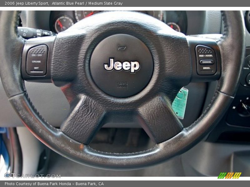 Atlantic Blue Pearl / Medium Slate Gray 2006 Jeep Liberty Sport