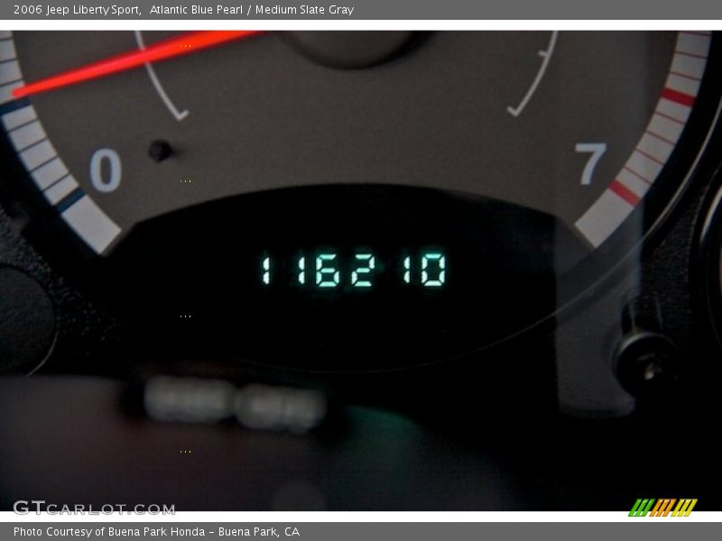 Atlantic Blue Pearl / Medium Slate Gray 2006 Jeep Liberty Sport