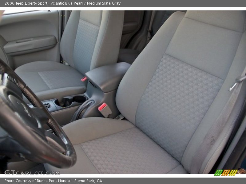 Atlantic Blue Pearl / Medium Slate Gray 2006 Jeep Liberty Sport