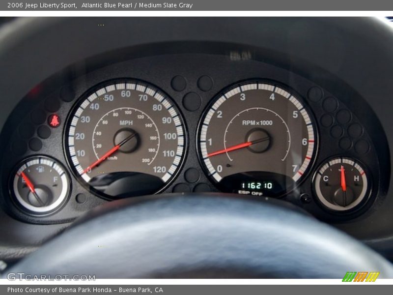 Atlantic Blue Pearl / Medium Slate Gray 2006 Jeep Liberty Sport
