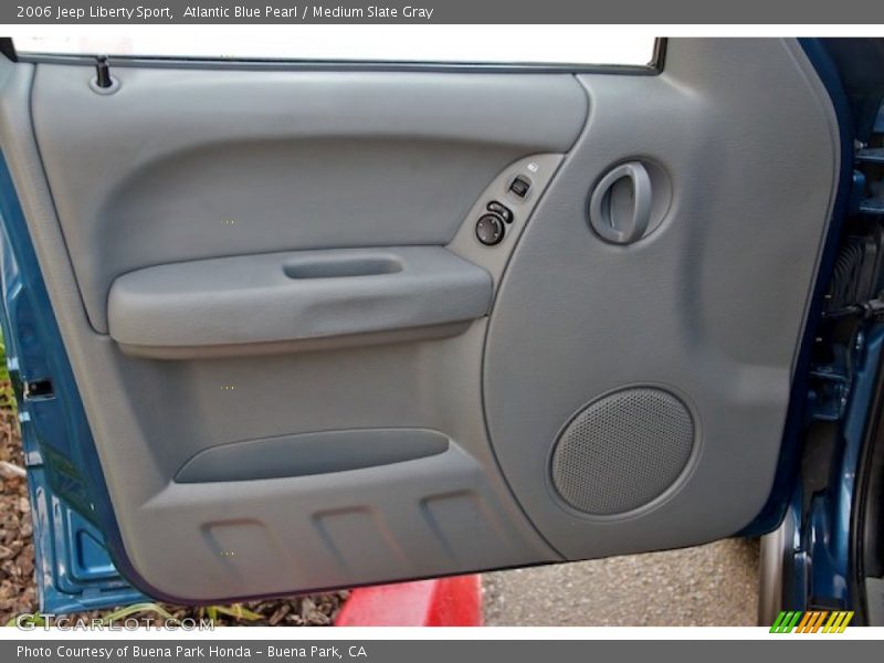Atlantic Blue Pearl / Medium Slate Gray 2006 Jeep Liberty Sport