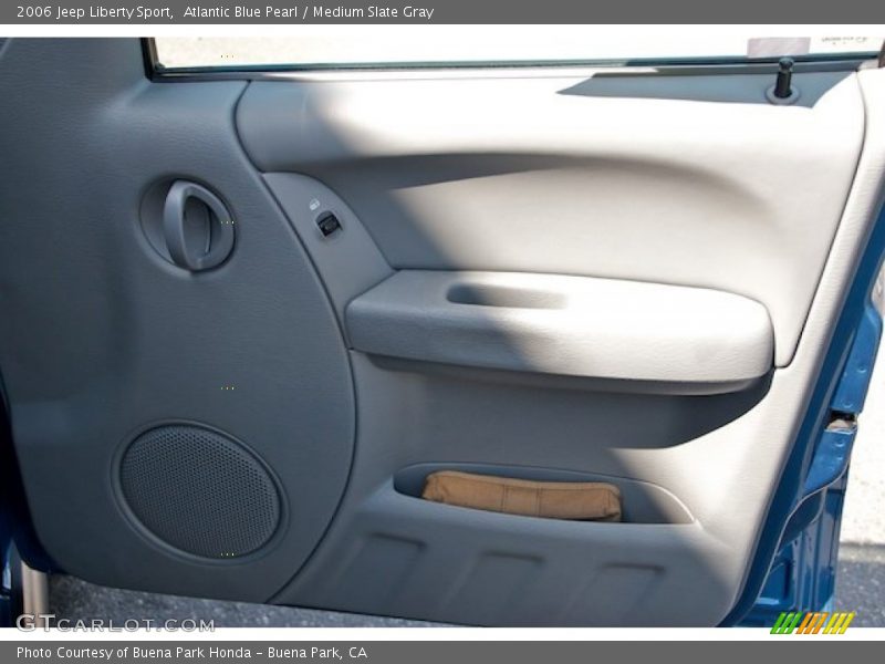 Atlantic Blue Pearl / Medium Slate Gray 2006 Jeep Liberty Sport